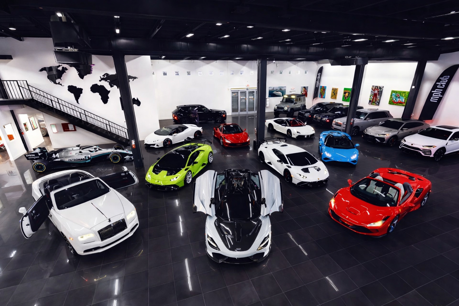 Luxury Exotic Car Fleet Miami